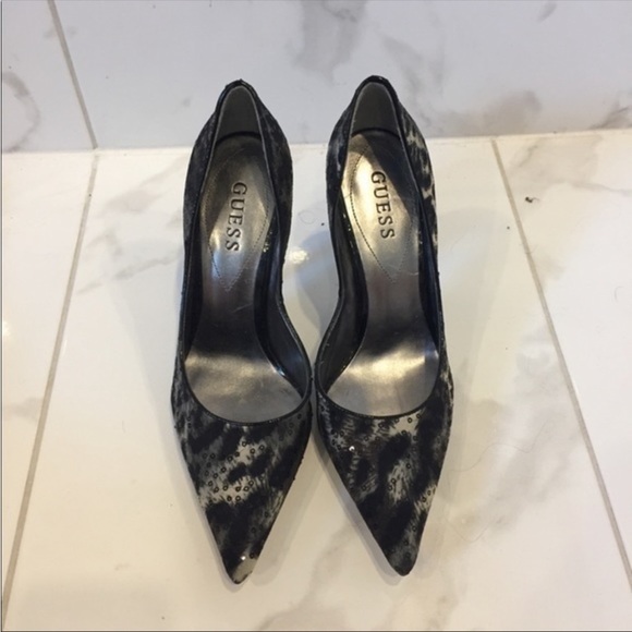 Guess Leopard Print Heels - Picture 6 of 7